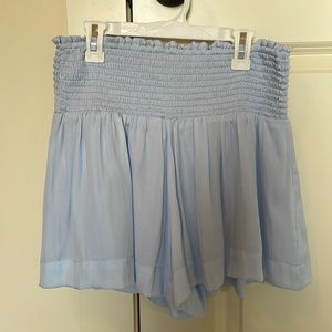 Pants Store light blue smocked shorts